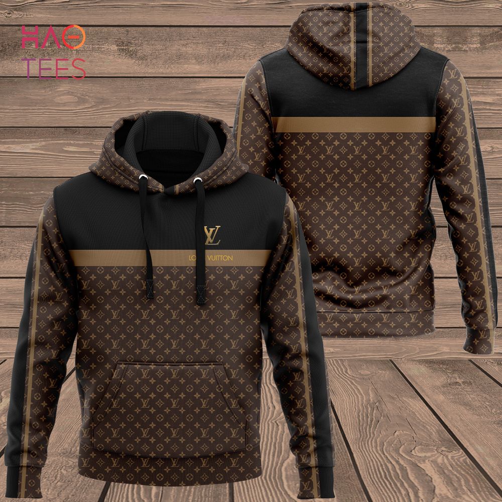 Available] Louis Vuitton Brown Luxury Brand 3D Hoodie Pants Limited Edition