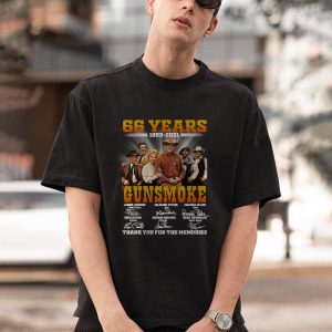 BEST Gunsmoke 66 Years 1955 2021 Thank You For The Memories Shirt