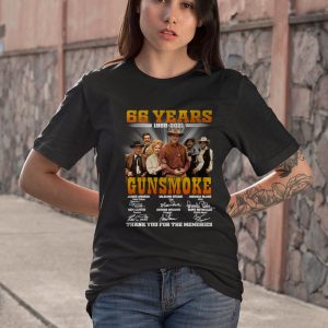 BEST Gunsmoke 66 Years 1955 2021 Thank You For The Memories Shirt