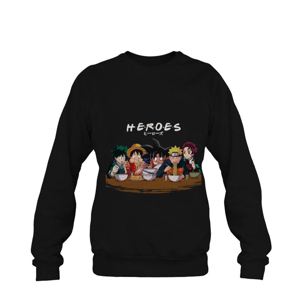 BEST Heroes - Anime characters that eat a lot shirt BEST Heroes - Anime characters that eat a lot shirt