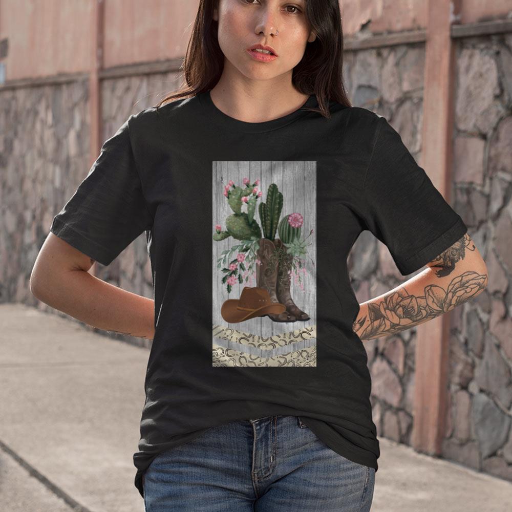 BEST Horse Girl Boots Cactus Shirt BEST Horse Girl Boots Cactus Shirt