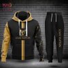 HOT Louis Vuitton Black Gold Hoodie Pants Limited Edition