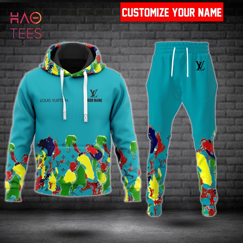 HOT Louis Vuitton Customize Name Luxury Brand Hoodie Pants Limited Edition Luxury Store