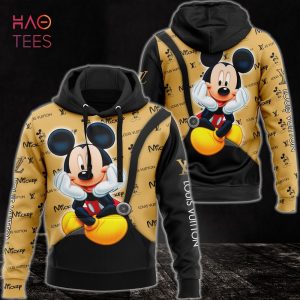 NEW Louis Vuitton Mickey Luxury Brand Hoodie Pants Limited Edition