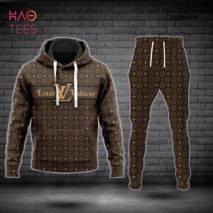 [BEST] Louis Vuitton2 Brown Luxury Brand Hoodie Pants Limited Edition