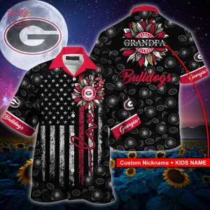 NCAA Georgia Bulldogs Flower Cheap Hawaiian Shirt 3D Shirt, Gift For Georgia  Bulldogs Football Fan - T-shirts Low Price