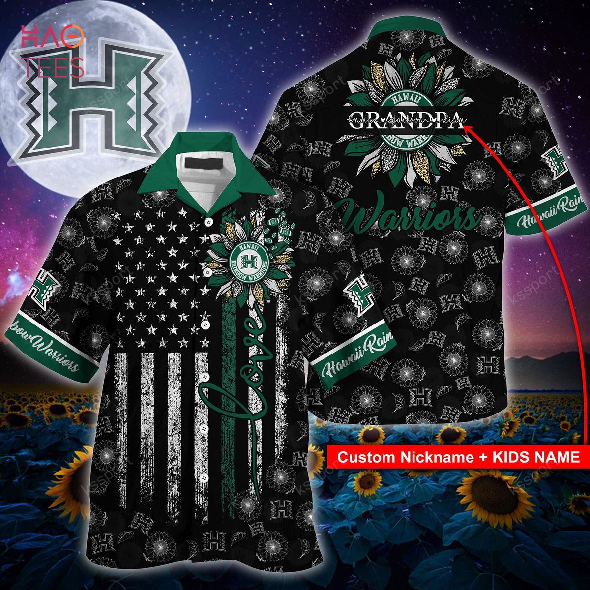 [Available] Hawaii Rainbow Warriors Hawaiian Shirt Limited Edition