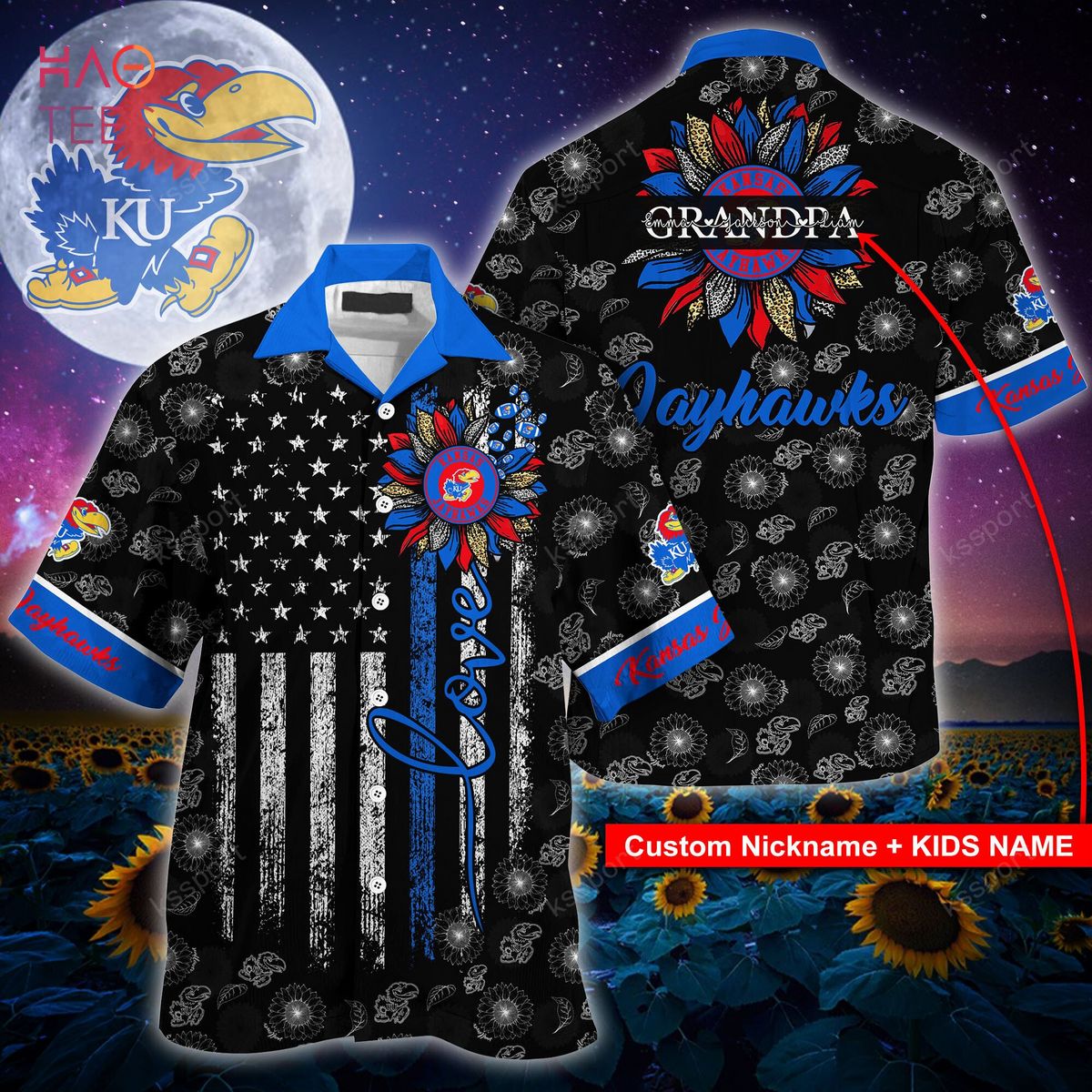 [Available] Kansas Jayhawks  Hawaiian Shirt Limited Edition