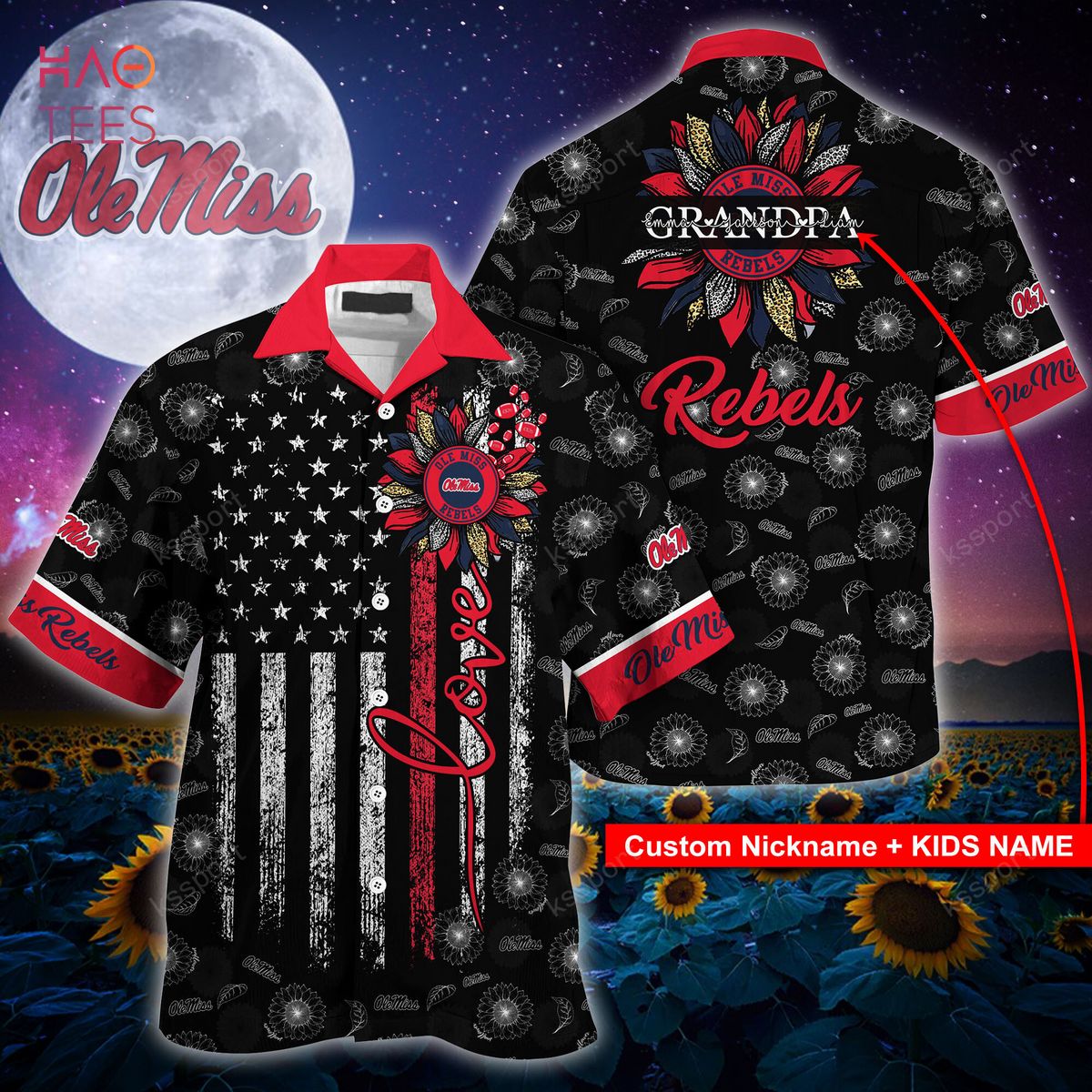[Available] Ole Miss Rebels  Hawaiian Shirt