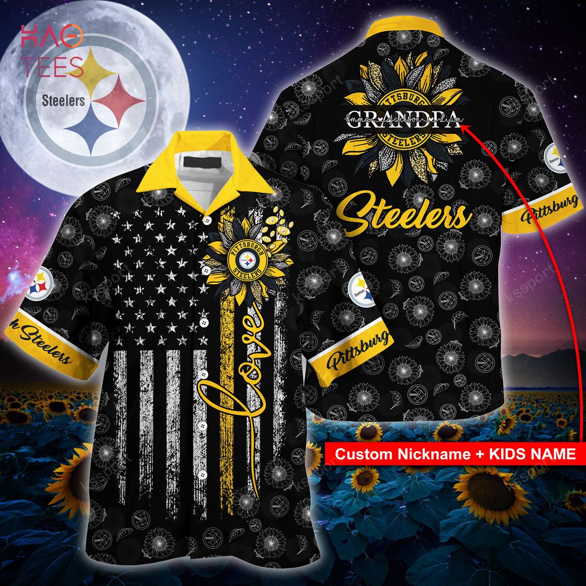 [Available] Pittsburgh Steelers NFL Hawaiian Shirt