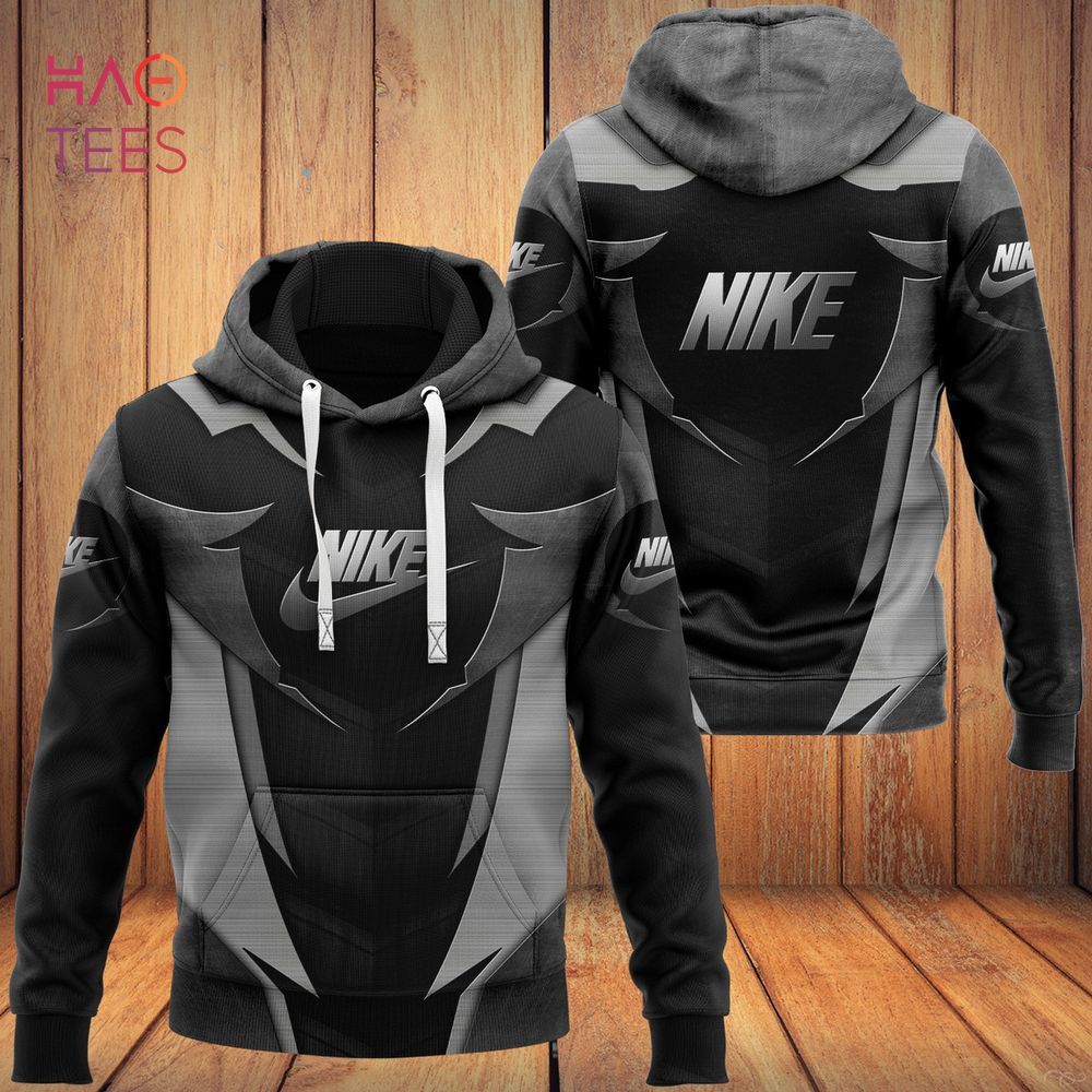 HOT NIKE Grey Black Luxury Brand Hoodie Pants Limited Edition Luxury Store