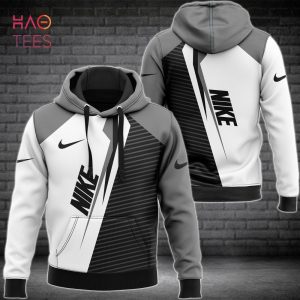 HOT NIKE Grey White Black Luxury Brand Hoodie Pants Limited Edition