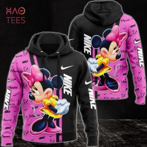 HOT NIKE Pink Black Luxury Brand Hoodie Pants Limited Edition