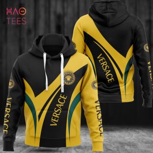 HOT Versace Black Gold Green Luxury Brand Hoodie Pants Pod Design
