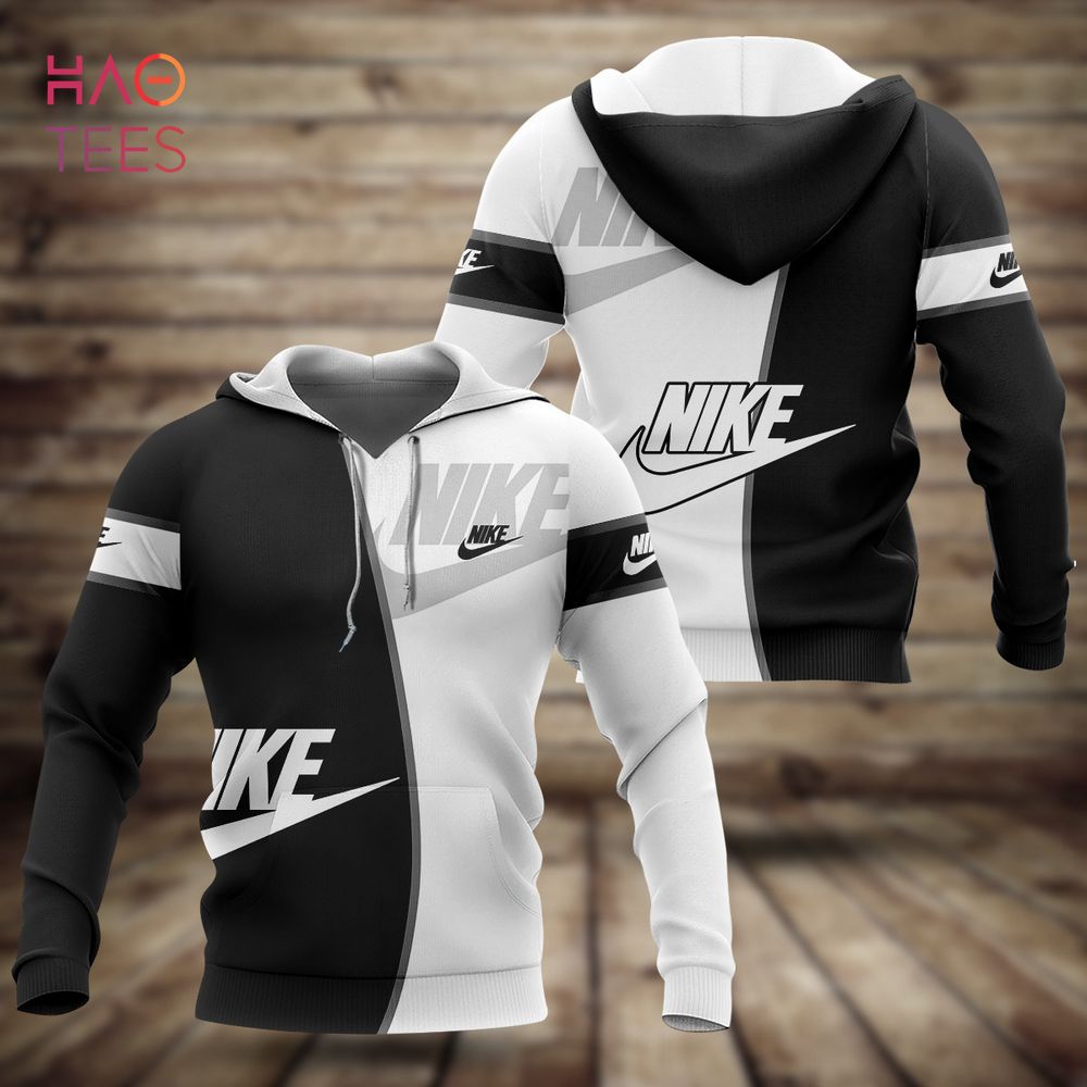 NEW NIKE Black White Luxury Brand Hoodie Pants Limited Edition Luxury Store