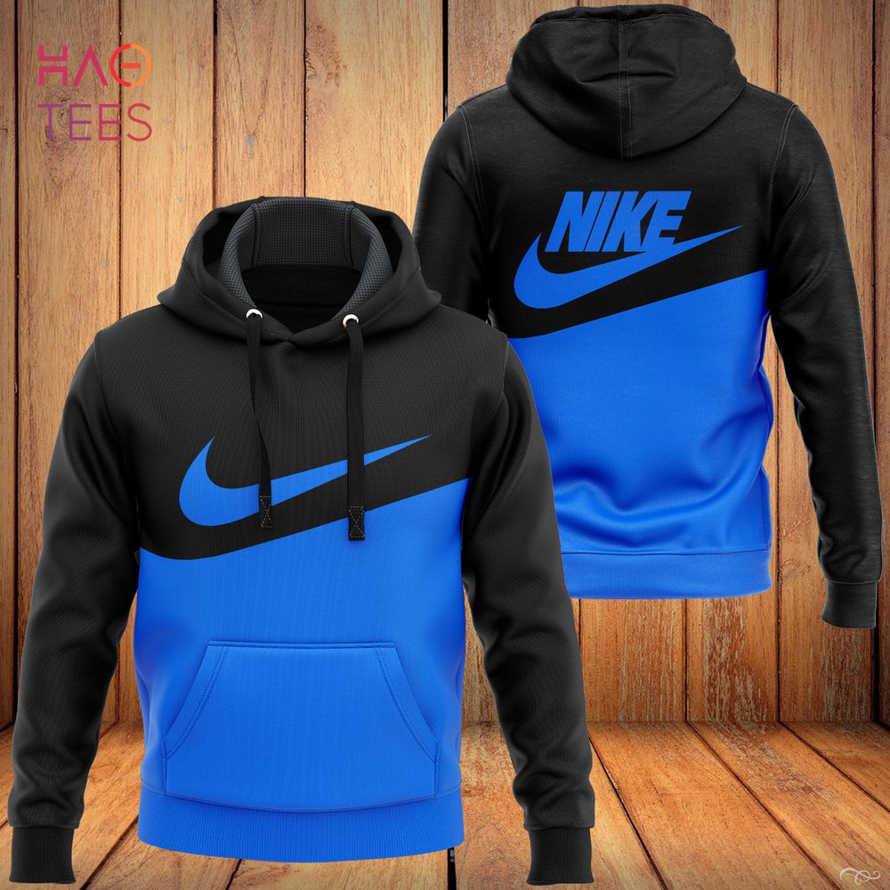 [Available] NIKE Black blue Luxury Brand Hoodie Pants Pod Design Luxury Store