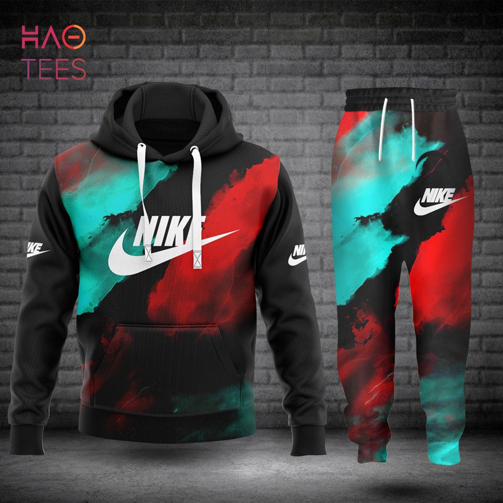 [Available] NIKE Black Blue Red Luxury Brand Hoodie Pants Pod Design Luxury Store