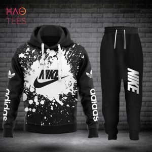 [Available] NIKE Black White Luxury Brand Hoodie And Pants Limited Edition
