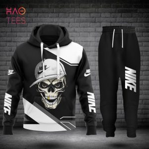[Available] NIKE Black White Luxury Brand Hoodie And Pants Pod Design