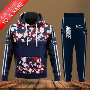 [Available] NIKE Customize Name Hoodie And Pants All Over Printed