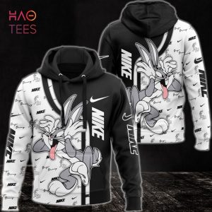 [Available] NIKE White Black Luxury Brand 3D Hoodie Pants Limited Edition