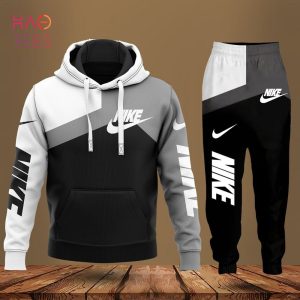 [Available] NIKE White Grey Black Hoodie Pants Limited Edition