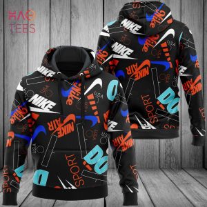 [BEST] NIKE Black Orange Blue White Hoodie Pants Pod Design