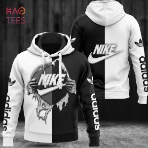 [BEST] NIKE White Black Luxury Brand 3D Hoodie Pants Limited Edition