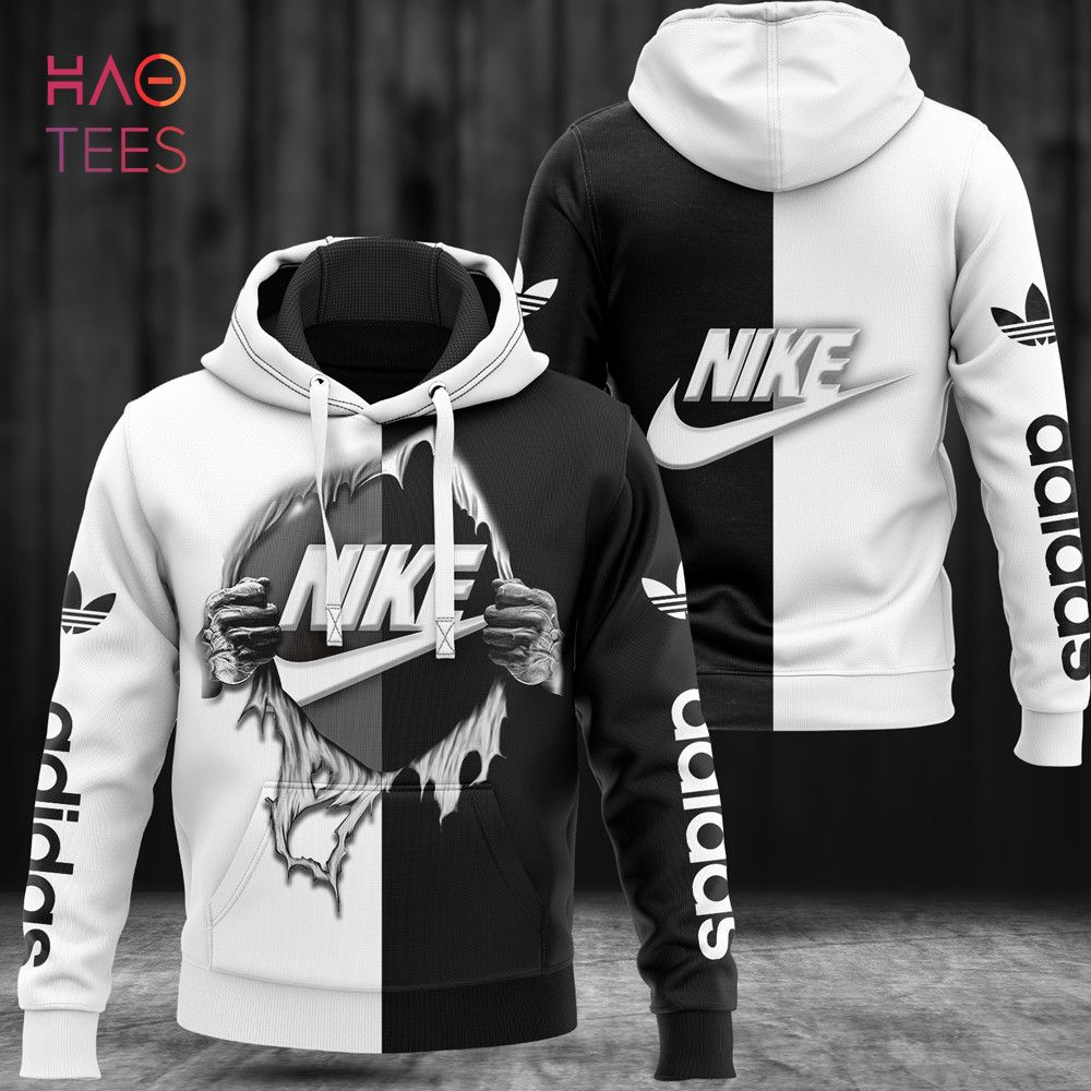 [BEST] NIKE White Black Luxury Brand 3D Hoodie Pants Limited Edition Luxury Store