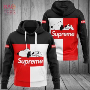 [BEST] Supreme Black Red White Luxury Brand Hoodie Pants Limited Edition