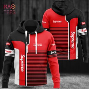 [BEST] Supreme Black White Red Luxury Brand Hoodie Pants Pod Design