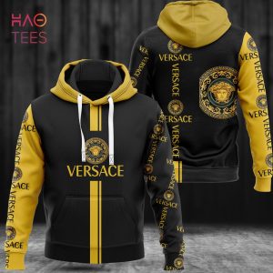 [BEST] Versace Gold Black Luxury Brand Hoodie Pants Al Over Printed