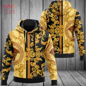 [BEST] Versace Gold Luxury Brand Hoodie And Pants Pod Design