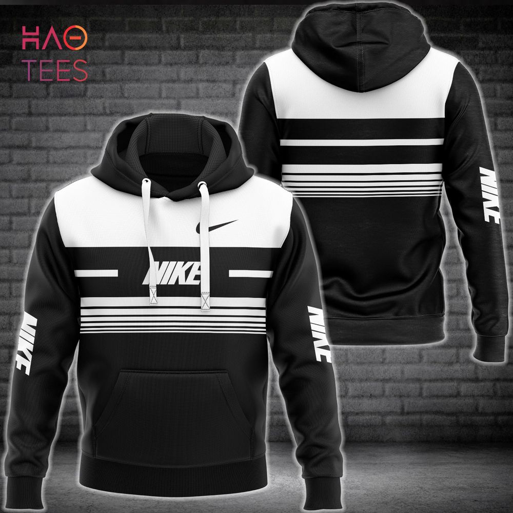 [TRENDING] NIKE Black White Hoodie Pants Limited Edition Luxury Store