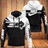 [TRENDING] NIKE White Black Hoodie And Pants All VOer Printed