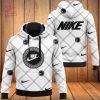 [TRENDING] NIKE White Black Hoodie And Pants All VOer Printed