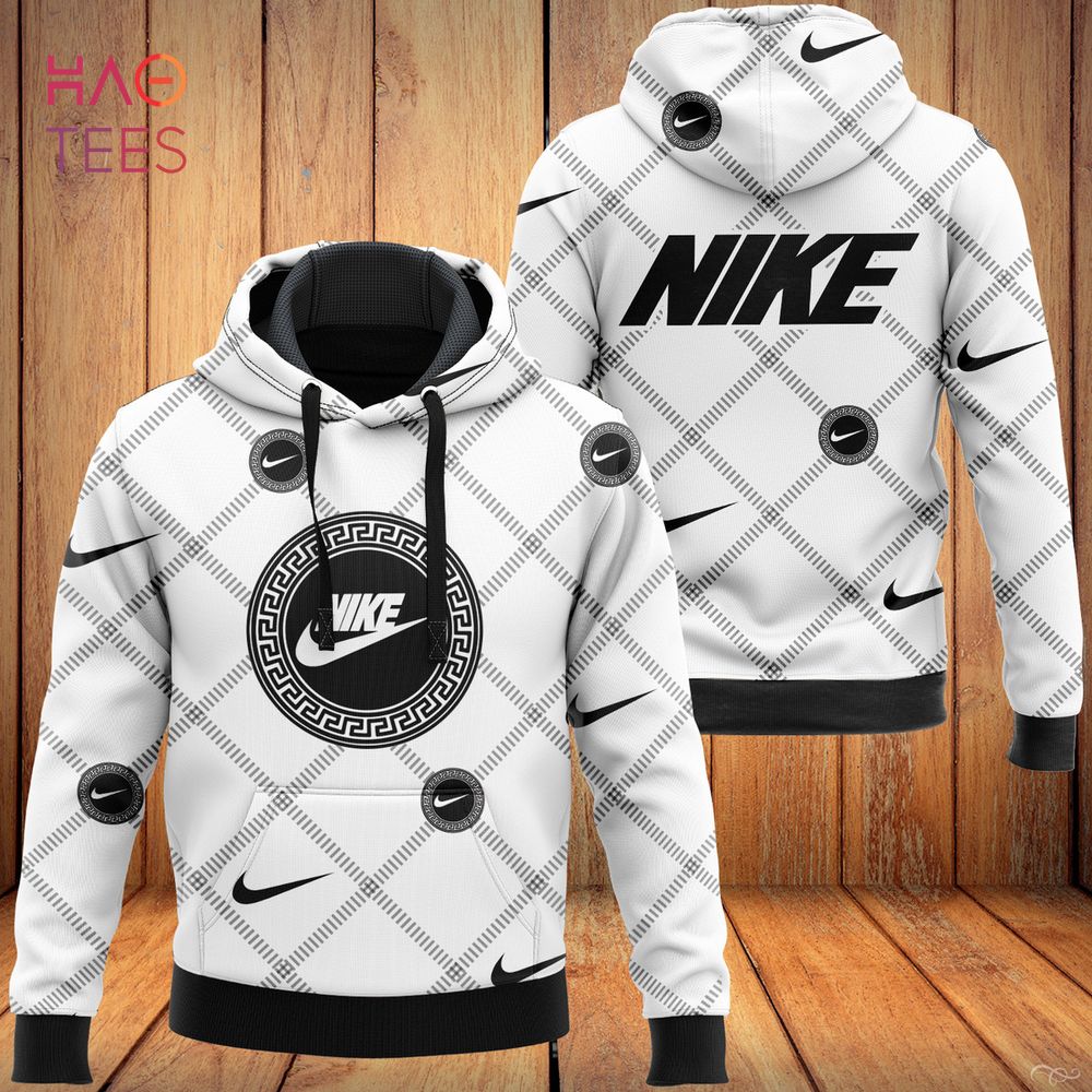 [TRENDING] NIKE White Black Luxury Brand Hoodie And Pants Pod Design Luxury Store