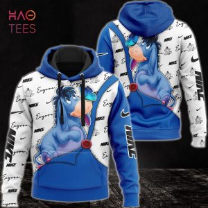 [TRENDING] NIKE White Blue Luxury Brand 3D Hoodie And Pants Limited Edition