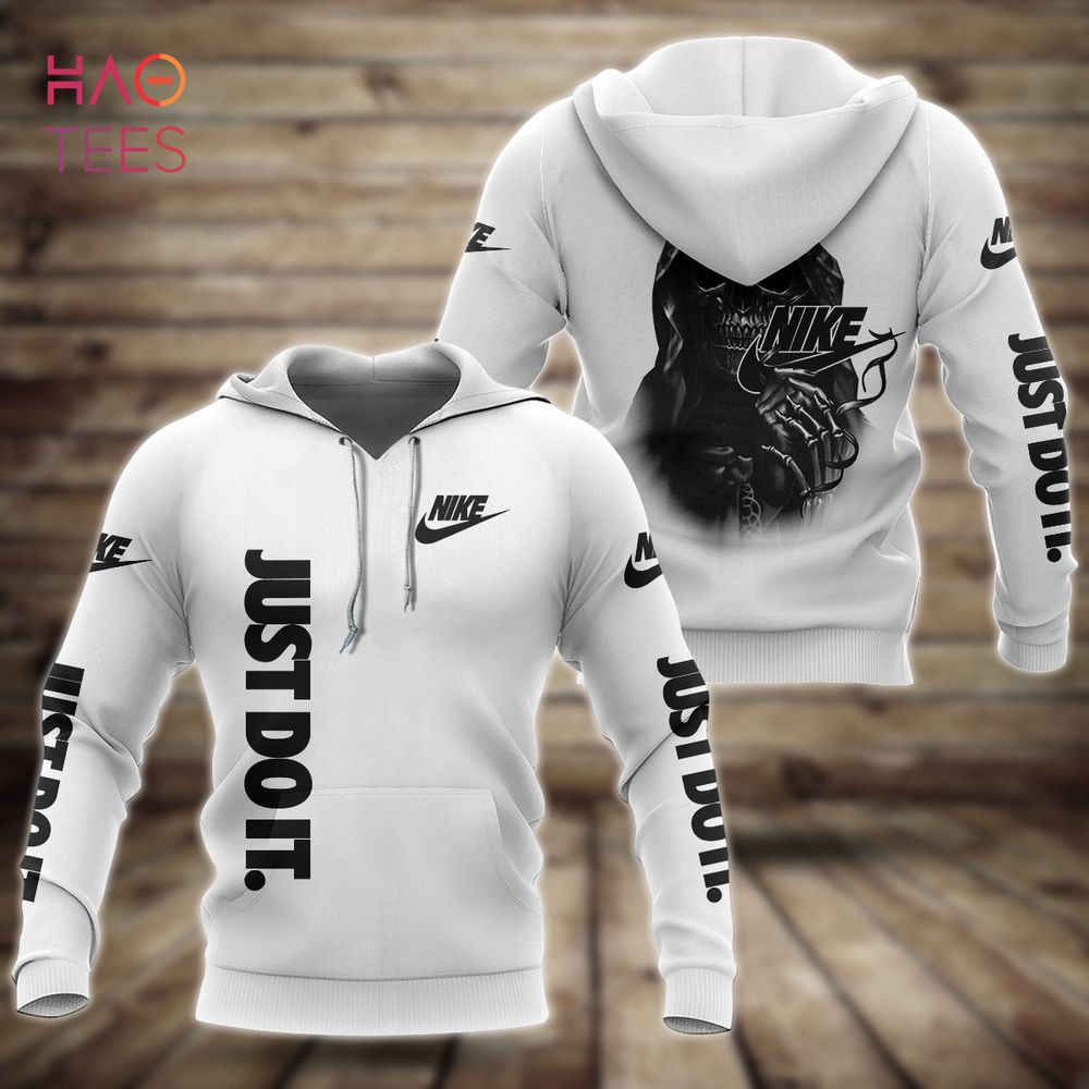 [TRENDING] NIKE White Luxury Brand Hoodie Pants All Over Printed Luxury Store