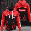 [TRENDING] Supreme Black White Red Luxury Brand Hoodie Pants All Over Printed