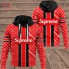 [TRENDING] Supreme Red White Luxury Brand 3D Hoodie Pants Pod Design