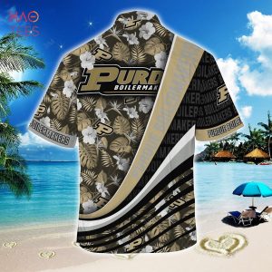 [TRENDING] Purdue Boilermakers Summer Hawaiian Shirt, With Tropical Flower Pattern For Fans