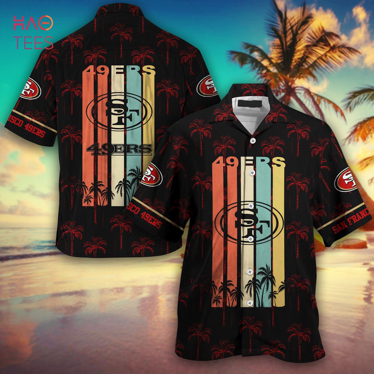 [TRENDING] San Francisco 49ers NFL Hawaiian Shirt, Retro Vintage Summer