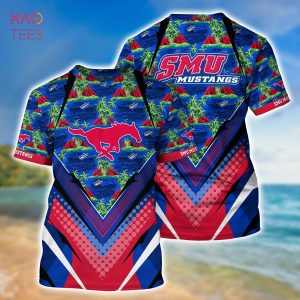 [TRENDING] SMU Mustangs Summer Hawaiian Shirt And Shorts, For Sports Fans This Season