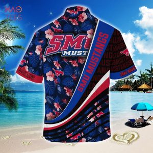 [TRENDING] SMU Mustangs Summer Hawaiian Shirt, With Tropical Flower Pattern For Fans