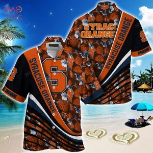 [TRENDING] Syracuse Orange  Summer Hawaiian Shirt, With Tropical Flower Pattern For Fans