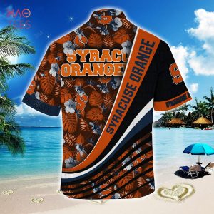 [TRENDING] Syracuse Orange  Summer Hawaiian Shirt, With Tropical Flower Pattern For Fans