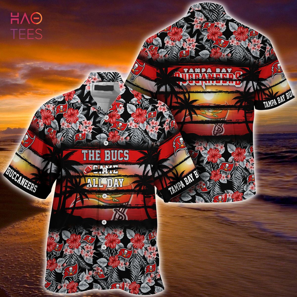 Tampa Bay Buccaneers NFL Flower Hawaiian Shirt Impressive Gift For