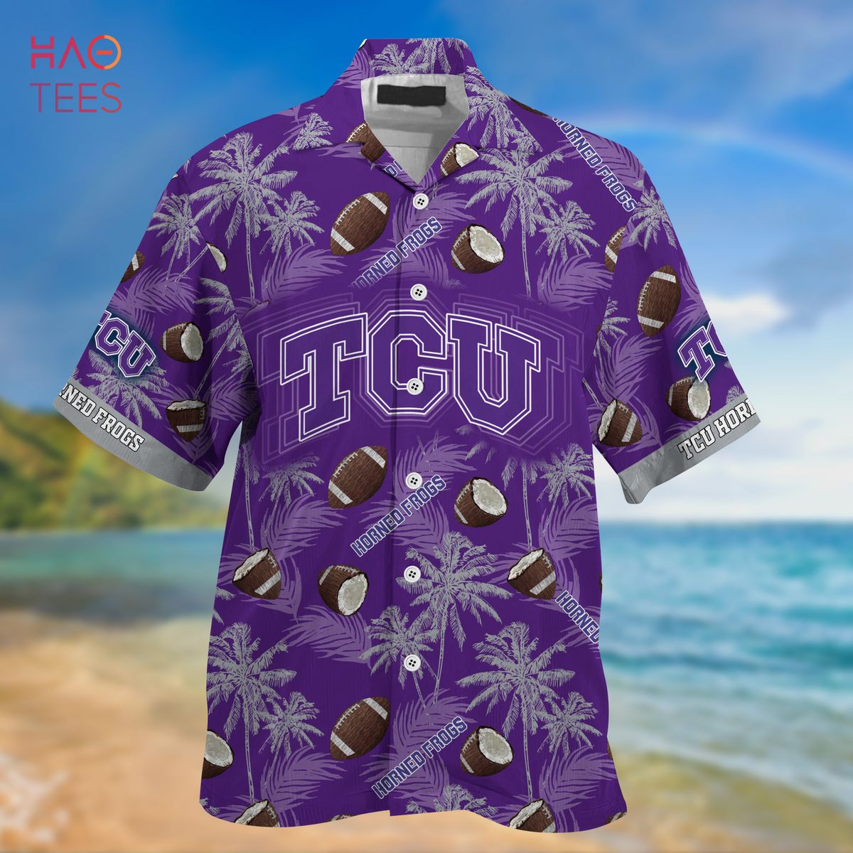 Available] Get New Custom TCU Horned Frogs Jersey Purple