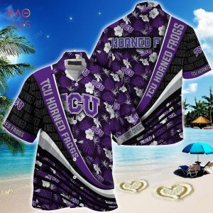 [TRENDING] TCU Horned Frogs Summer Hawaiian Shirt, With Tropical Flower Pattern For Fans